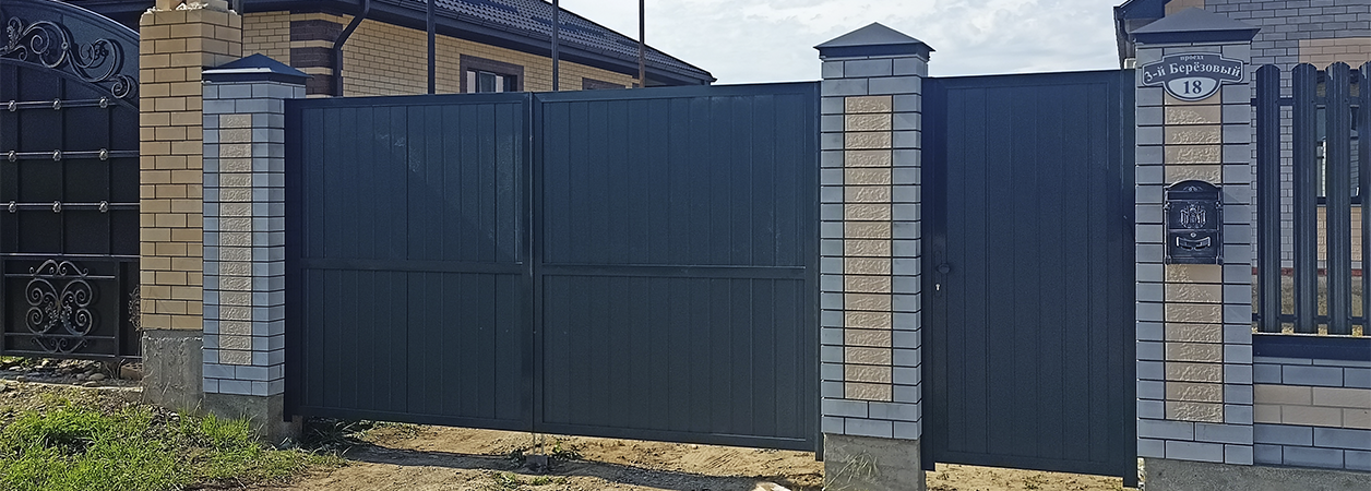 Въездные ворота в Северской под ключ