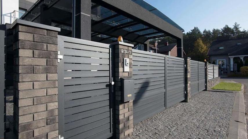 въездные ворота в Северской